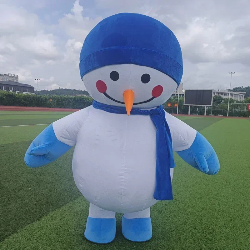 Suits - Kostum Maskot Manusia Salju Tiup untuk